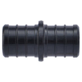 SharkBite UP016A5 Coupling, 3/4 x 3/4 in, Barb, Polymer, Black, 200 psi Pressure